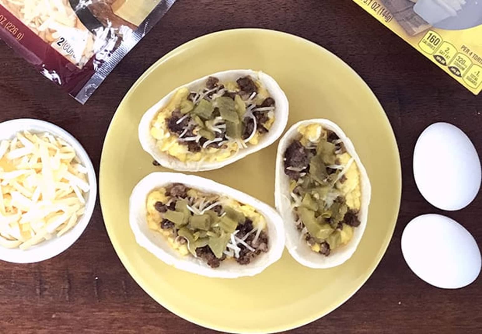 Tailgate Breakfast Burrito Bowl Taco